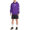 Nike Courtside NBA Los Angeles Lakers Solid Letter Hoodie Men hoodies IB2303-504