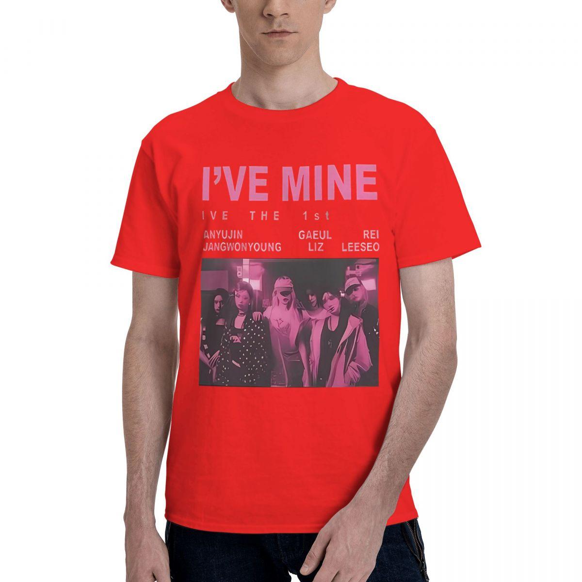 

IVE The 1st World Tour Album 100 Cotton Casual Breathable Confortable Vintage Football Shirts 2025 Men Clothes S