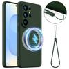 Case for Galaxy S26 Ultra - Silicone, Dark Green, Shockproof