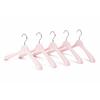 KOBEL Women's Jacket and Coat Hangers, Pastel Pink, 380mm Shoulder Width X 40mm Width, HG382PP, Set of 5