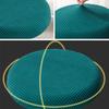 Bar Stool Cover Polar Fleece Round Chair Cover Removable Stool Slipcover Solid Seat Cushion Protector Washable Bar Stool