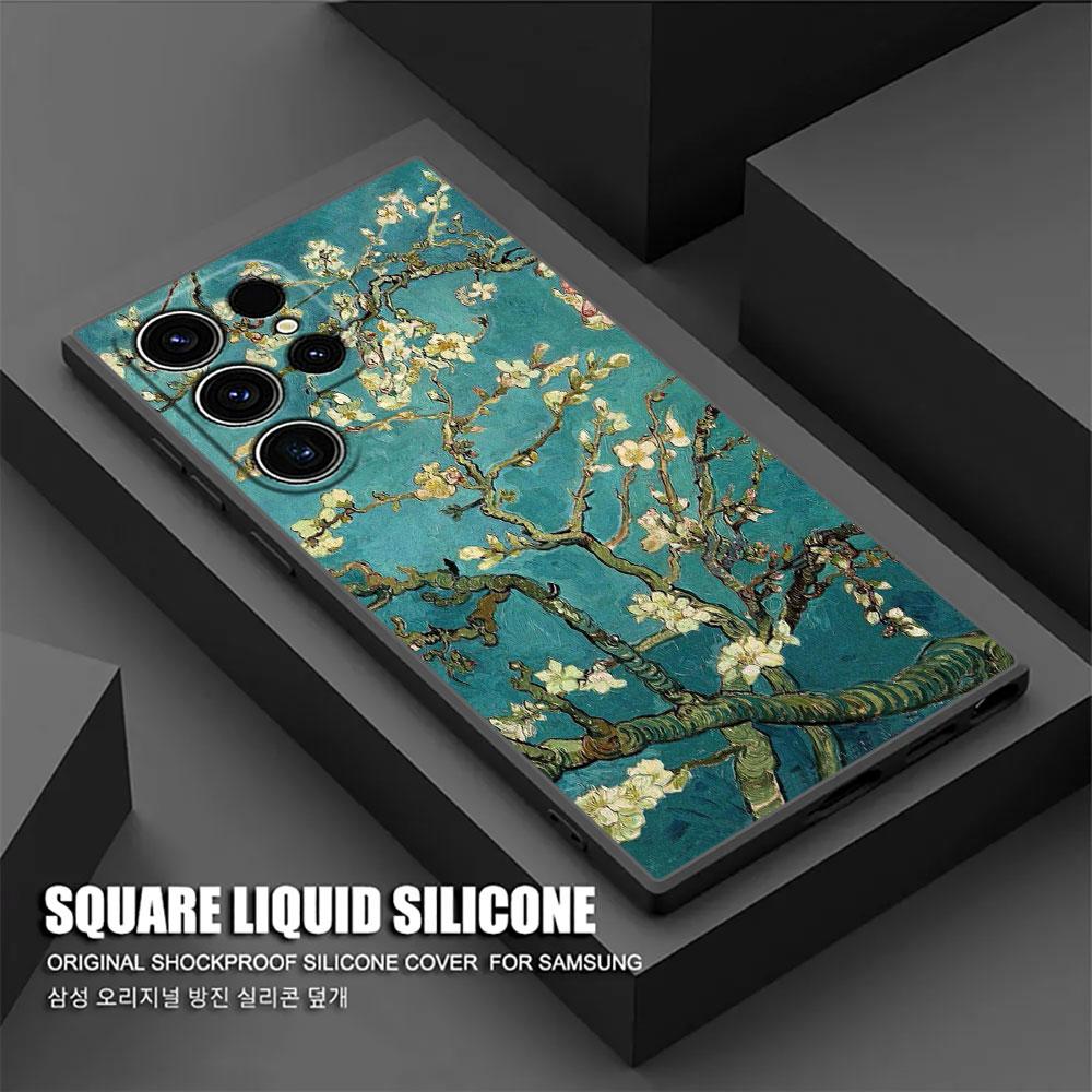 Retro-Ölgemälde Van-Gogh Nachthimmel S26Ultra Hülle Für Samsung Galaxy S26 S25 S24 S23 S20 S21 FE S22 Ultra Plus 5G Handyhülle
