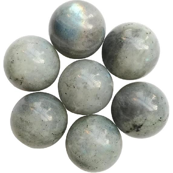 7 Chakras Color Crystal Sphere Ball,Feng Shui Chakra Aura Home Desk Decor Decorative Collection,20mm&15mm