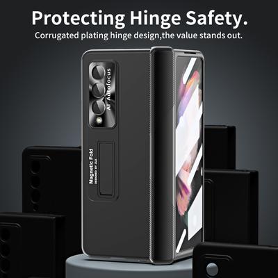 Drop Protection Glass Protector Film Case For Samsung Galaxy Z Fold 4 Fold4 Fold3 Fold 3 Zfold4 Shockproof Kickstand Phone Bag