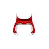 For - Toyota RAV4 ABS Red Interior Car Water Cup Holder Frame Cover Trim