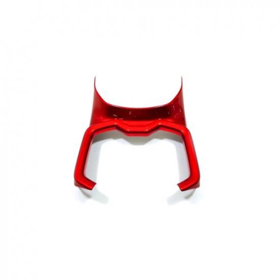 For - Toyota RAV4 ABS Red Interior Car Water Cup Holder Frame Cover Trim