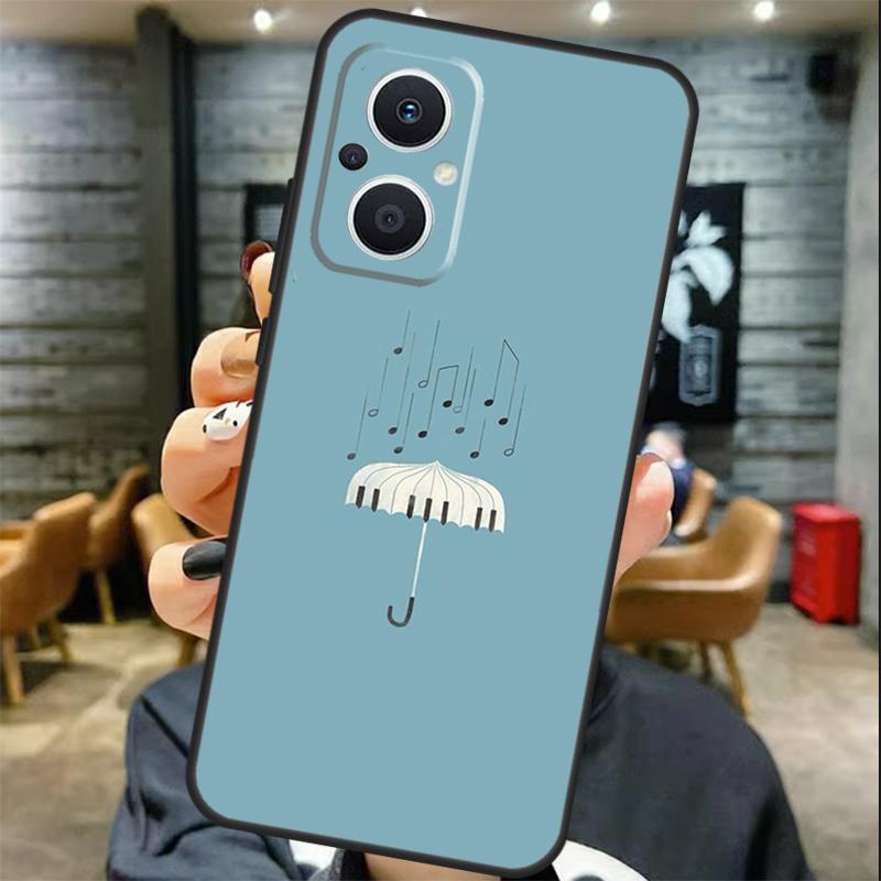 Minimalist Music Lover Case For OPPO Reno 13 F 12 F 11F 8T 7 8 10 11 Pro OPPO Find X8 Pro X6 X3 X5 Lite Cover Coque