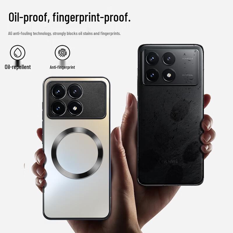 Xiaomi Redmi K-Series AG Magnetic Matte Anti-Fall Phone Case