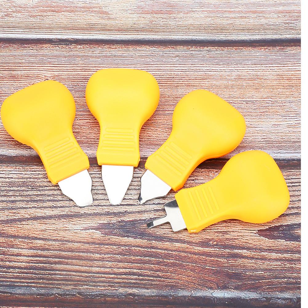 4pcs Stainless Steel Watch Pry Watch Case Remover Watch Repair Tool Accessory