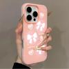 Rosa Schleife Einfache Macaron-Farben Gelee-Handyhülle Für iPhone 17 16 15 14 13 12 Pro Max 11 16 7 8 Plus 16E 17E Air X XS XR Hülle