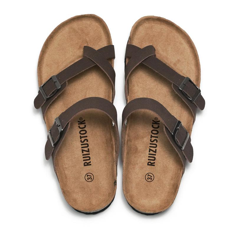 2026  Autumn Summer New Arrivals Women's Cork Slippers Tide Men's Sandals Couple Beach Shoes Water Pine Wear Outside