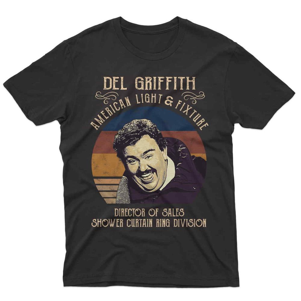 РАСПРОДАЖА Американская легкая винтажная смешная футболка Del Griffith, Винтажный кинофильм, Унисекс футболка XXL