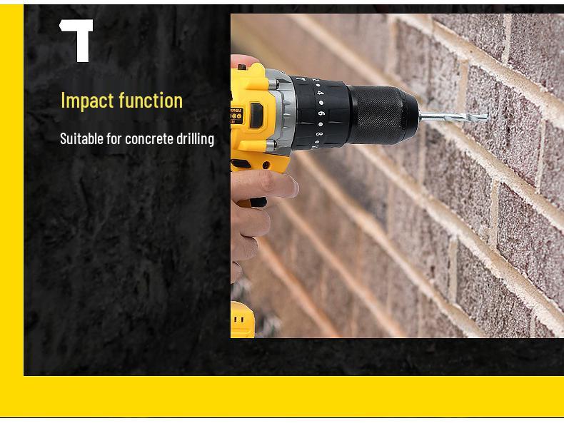 Aslan 13mm High-Power Brushless Cordless Impact Drill