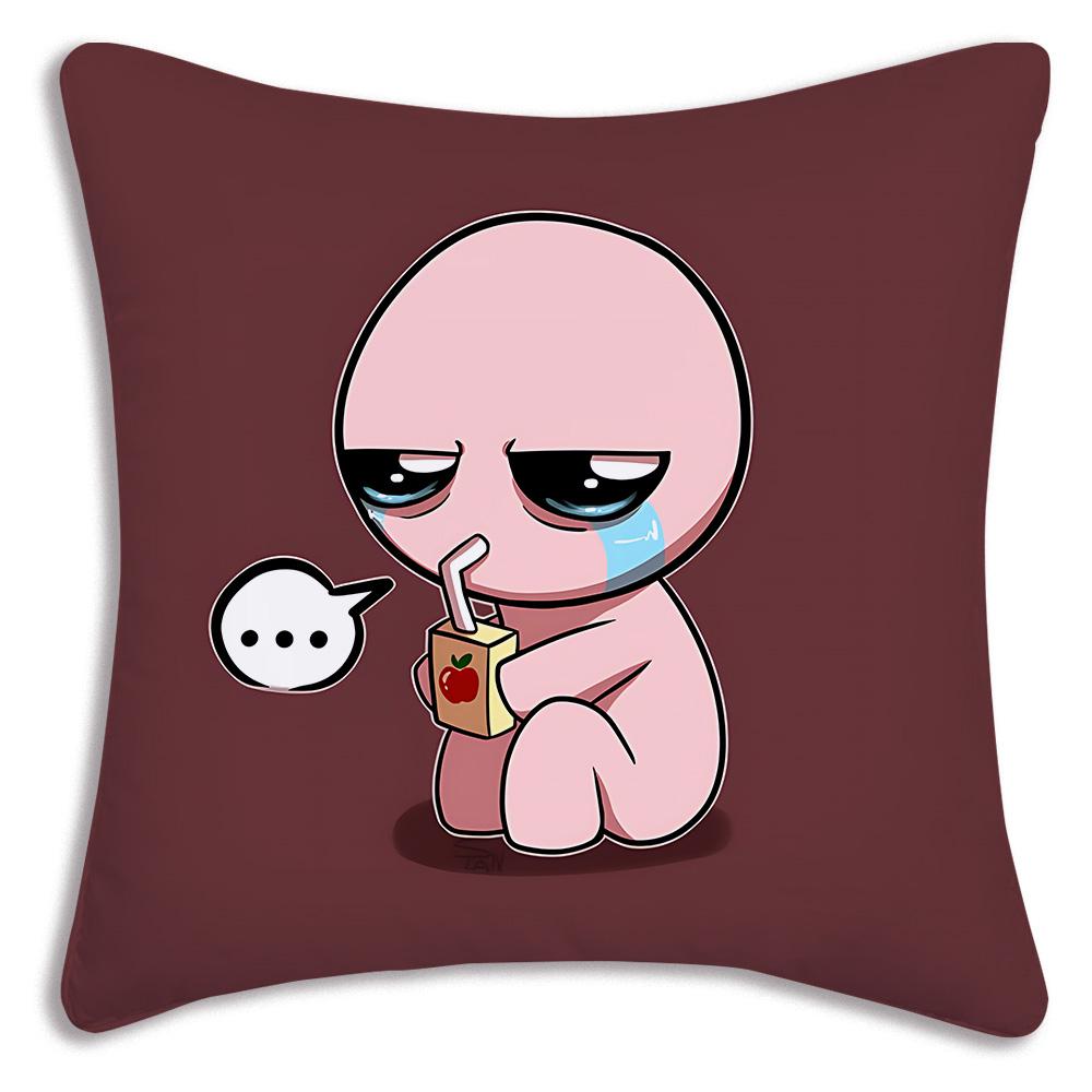 Cartoon The B-Bindings Of Isaac Pillow Covers Cartoon Sofa Decorative Home Double-sided Printing Short Plush Cute Cushion Cover