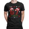Funny 67 Six Seven Squad Meme Christmas Ugly T-Shirt Men Pure Cotton Tee Shirt Round Neck Short Sleeve T Shirt Gift Idea Clothes