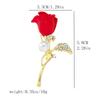 1Pc Retro Classical Rose Brooch Elegant and Exquisite Pin Gorgeous Luxury Jewelry Accessories Banquet Party Birthday Gift 2026
