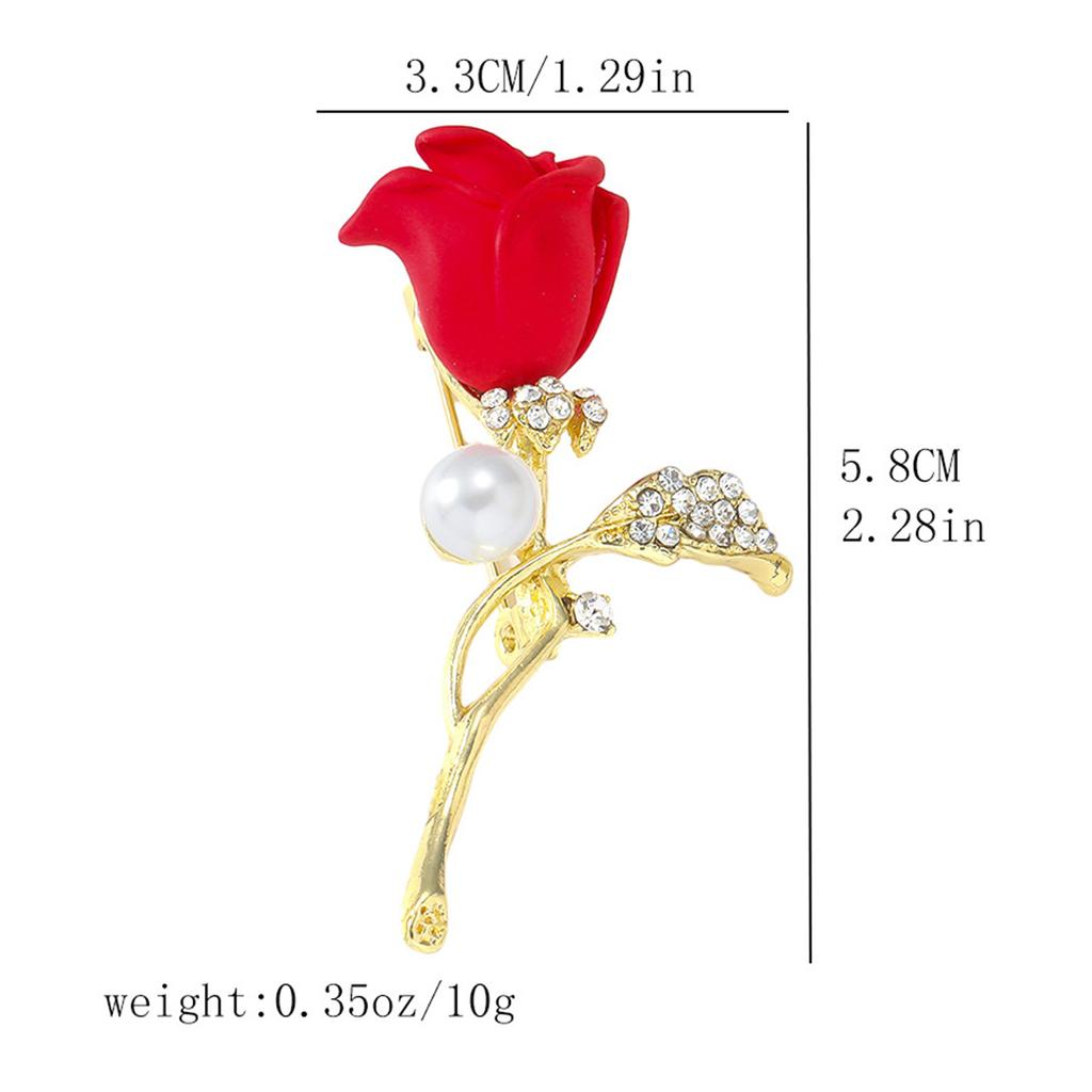 1Pc Retro Classical Rose Brooch Elegant and Exquisite Pin Gorgeous Luxury Jewelry Accessories Banquet Party Birthday Gift 2026