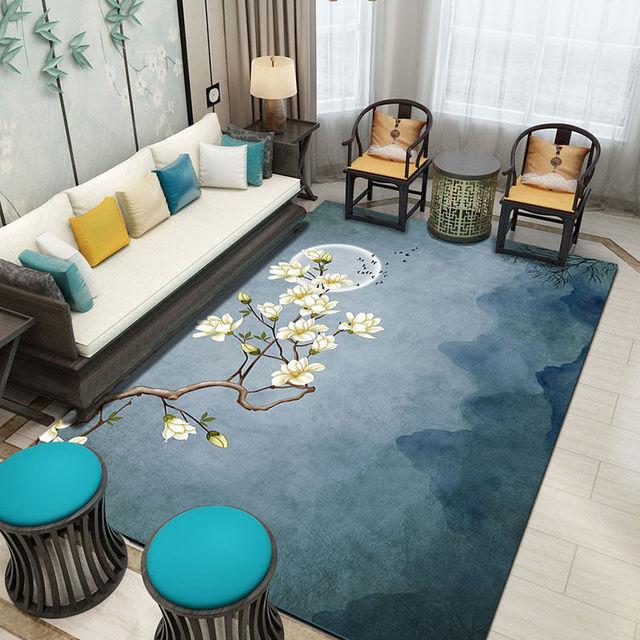 Koberec v čínském stylu Vintage koberec do předsíně Obývací pokoj Ložnice Kuchyň Národní pokoj Domácí dekor Koberec Rohožka