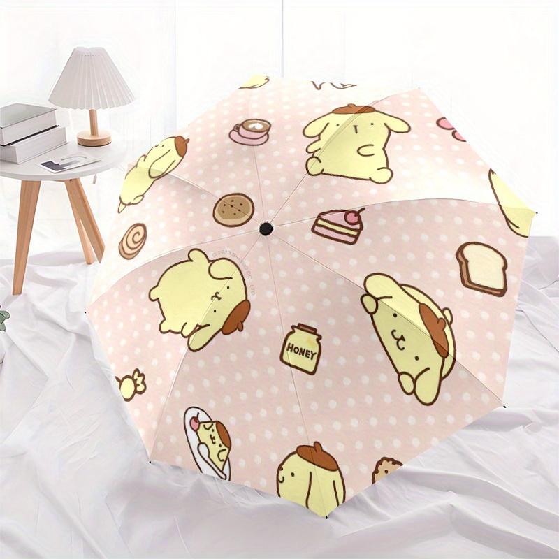 1pc Cute Pastel Animal Pattern Umbrella with Plastic Handle,Suitable for All Seasons Home Travel Outdoor UmbrellaSanlio568