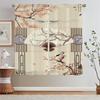 Ancient Chinese Style Curtains Blackout Curtain Tiebacks Luxury Living Room Curtains for Camera Partition Bedroom Decoration