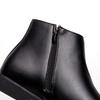 New minimalist riding boots men's boots Korean-style British hairstylist high-top leather shoes pointed ankle boots