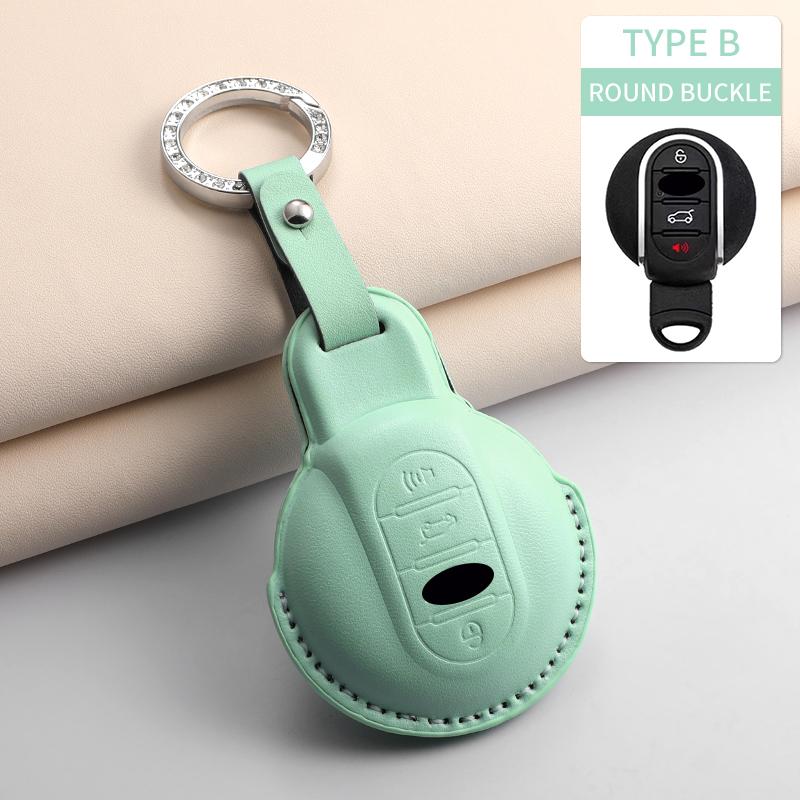 Car Key Case Cover For BMW Mini Cooper JCW Countryman Aceman Cabrio F55 F56 F57 F54 F60 Car Keychain Shell Protector Accessories