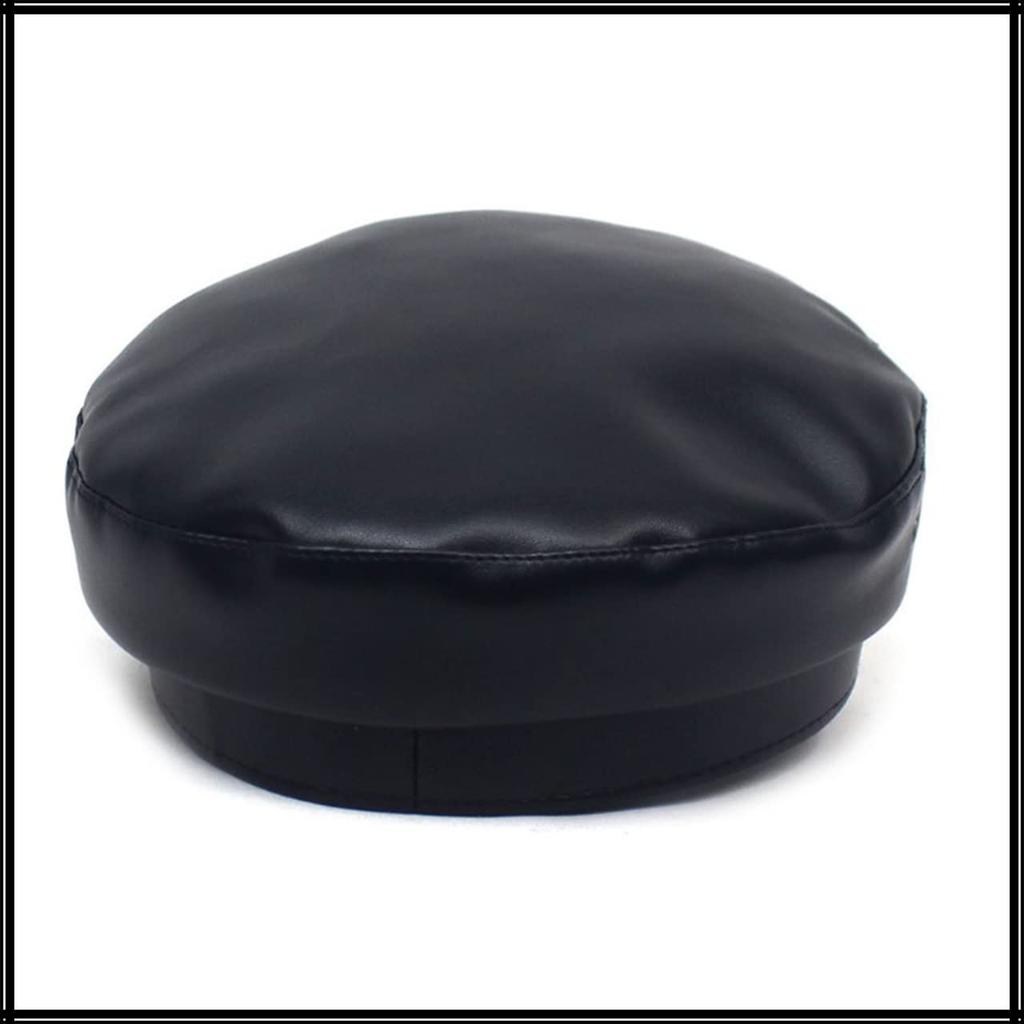 Lässige CA609 [White Fang] Kappe, Kette, Anker, Schlicht, Hut, Szene, Cosplay, Design, Damen (Schwarz)