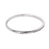 Mezmic Moissanite Baguette Line 925 Silver Bangle