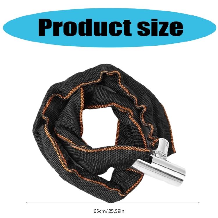 Antitheft Mountain Bike Lock Road Bike Safety Chain Lock With 2 Key Bike Wheel Lock Outdoor Cycling Accessories