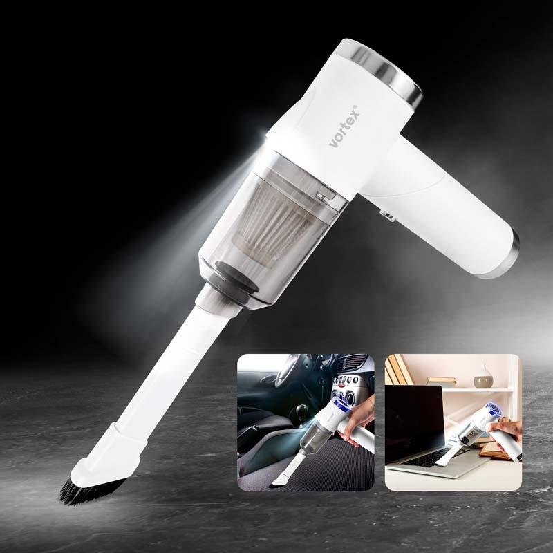 Aspirateur A Main Sans Fil Pliable Eclairage Led Crc90 Vortex