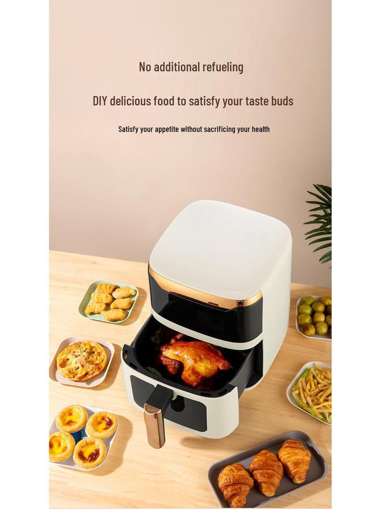 Large Capacity Multi-Function Air Fryer Oven with Safety Features and No-Flip Steam Tender Bake