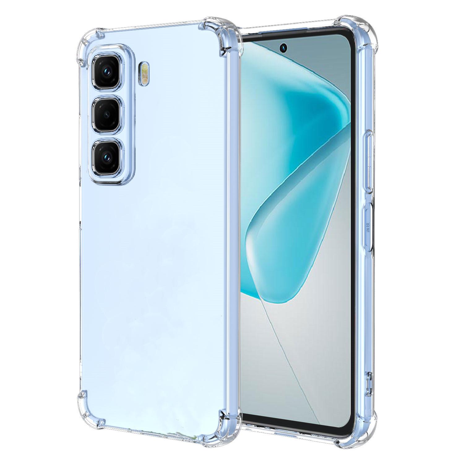 

Four-Corners Shockproof TPU Case for Infinix Hot 60 4G 60i 60 Pro Pro+ Protective Cover Transparent Frame Fundas Coque Infinix Hot 60 Pro