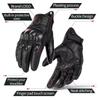 Orijinal Deri Motosiklet Eldivenleri Kışlık Eldivenler Yazlık Keçi Derisi Sürüş Dokunmatik İşlem Yumruk Eklem Koruması Guantes Moto Luvas