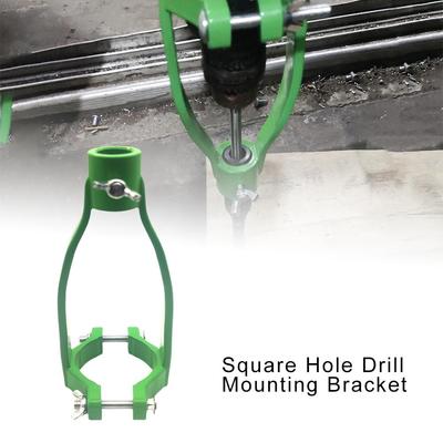 Square Hole Drill Fixed Bracket Hand Woodworking Tenon Hand Hole Square Drill Electric Bracket Tenon Opening M3B3