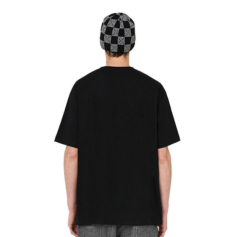 Cotton Short-sleeved T-shirt Heavy and Loose Retro American Style Suitable for Both Men and Women