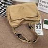 4-Color Large Capacity Canvas Crossbody Hobo Bag - Durable, Adjustable, Trendy Sling