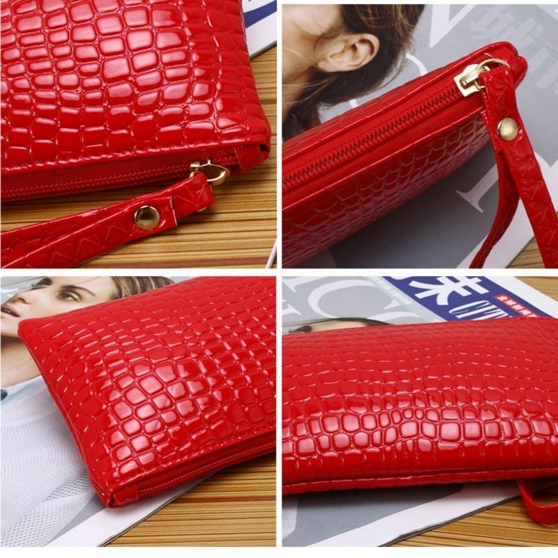 

Кошелек из кожи аллигатора Lady New Корейская сумочка с активным кошельком Zero