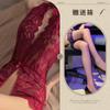 Sexy lingerie sexy teasing women open crotch lace seduction onesie free suit