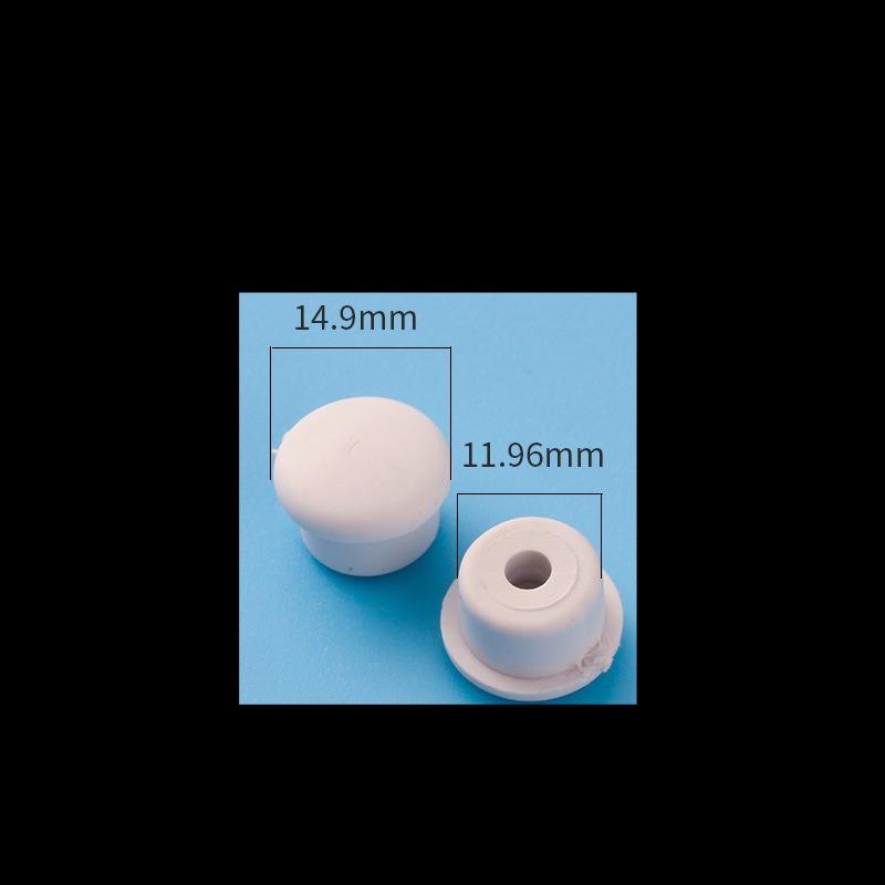 Toilet Seat Support Pads Buffer Shock-Absorbing Rubber Gaskets Plastic Silicone Plugs Round Mushroom Head Accessories for Toilet