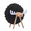 12Pcs/Set Cups Coaster Heat-insulated Thick Socked Reindeer Shaped Holder Felt Table Coaster Set for Home