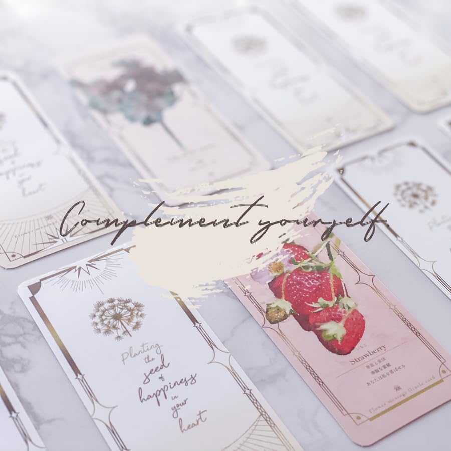 Flower Message Oracle Cards II (Four Language Edition) | Shin | 41 Cards with Japanese Instructions [Authentic]