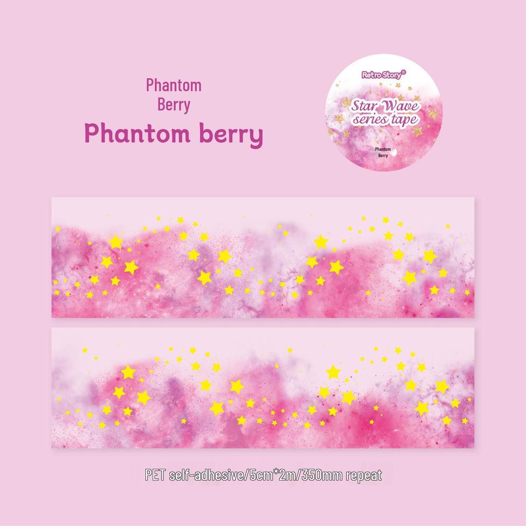 RetroStory Xinglan Washi Tape: Sternenhimmel-Thema mit kreativer Heißprägung