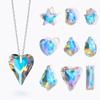 AB Color Shiny Crystal Charms Pendants Loose Beads for Necklace Bracelet Earring DIY Crafting Jewelry Accessory Making Supplies