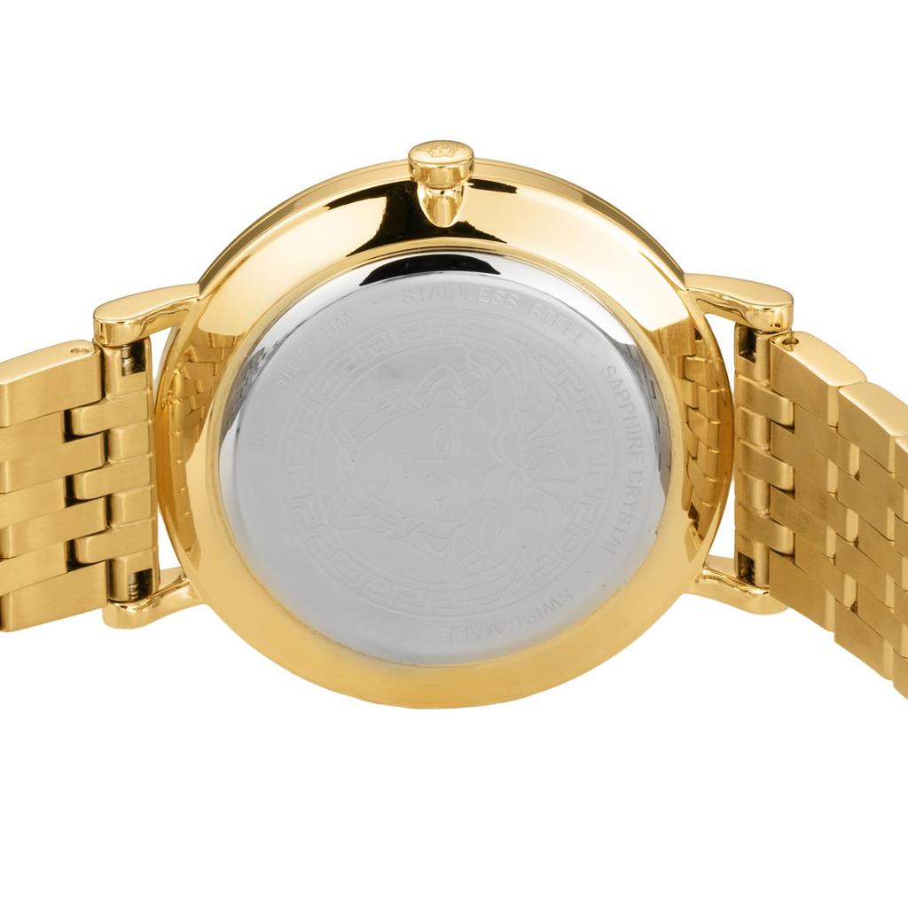 Versace Casual V Yellow Gold Watch, Eternal, VENCA0524, Men's, [Used]
