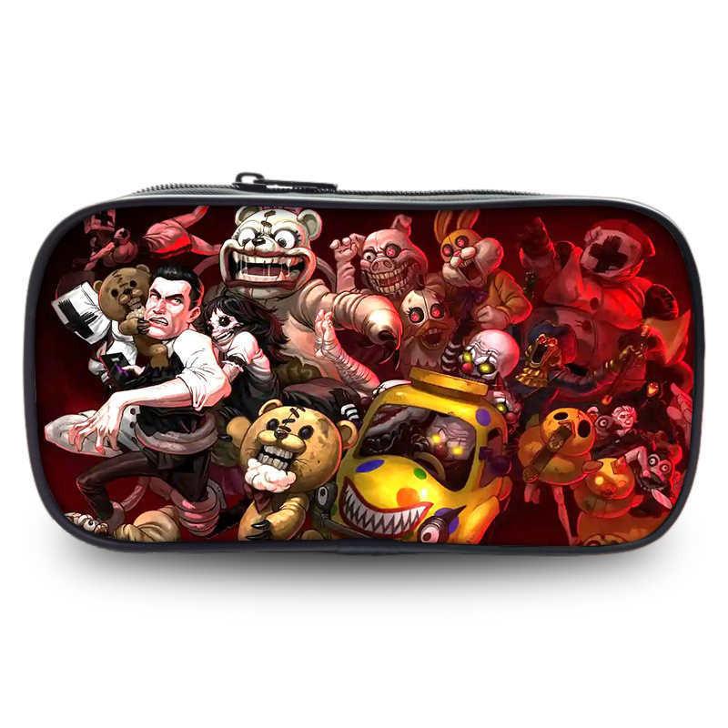 Spacious Dark Deception Pencil Case For Students In Durable Oxford Fabric