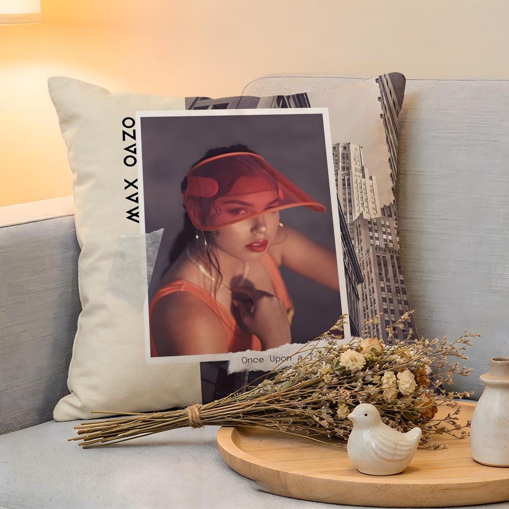 Cushion Cover  Linen  SkinFriendly Soft Decorative Case For Sofa Home Decor Max Oazo Album Cover Pillow cover