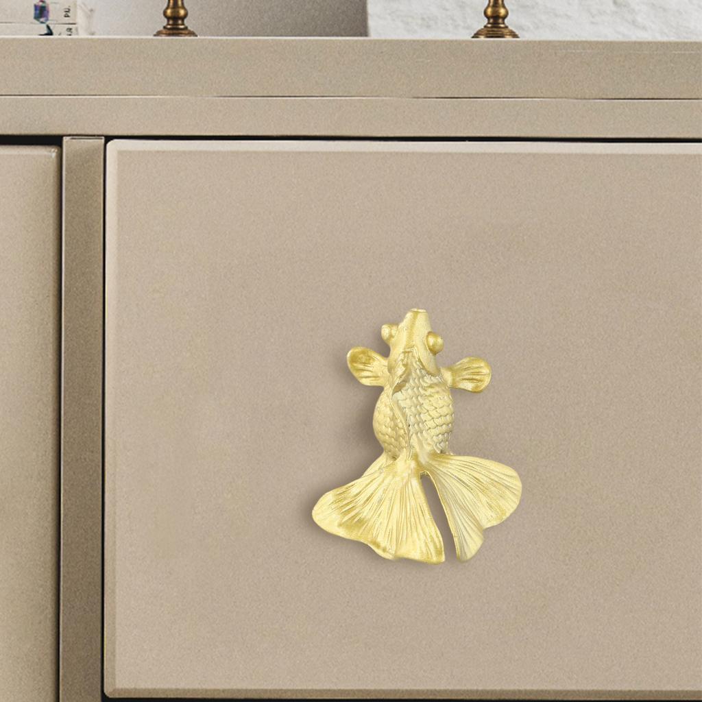 Cabinet Handle Furniture Handle Drawer Knobs Furniture Hardware Parts Gold Household Rust Prevention Wear Resistance Cabinet