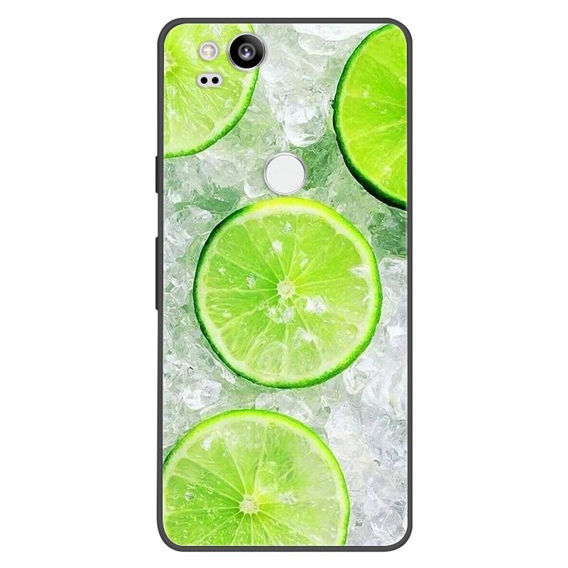 For Google Pixel 2 Case Soft Black Silicone Bumper Butterfly Phone Cover for Googe Pixel2 2XL Pixel2XL 2 Cases Fundas Coque