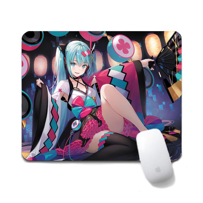 Hatsune Miku Non-Slip Mouse Pad, 20x24cm