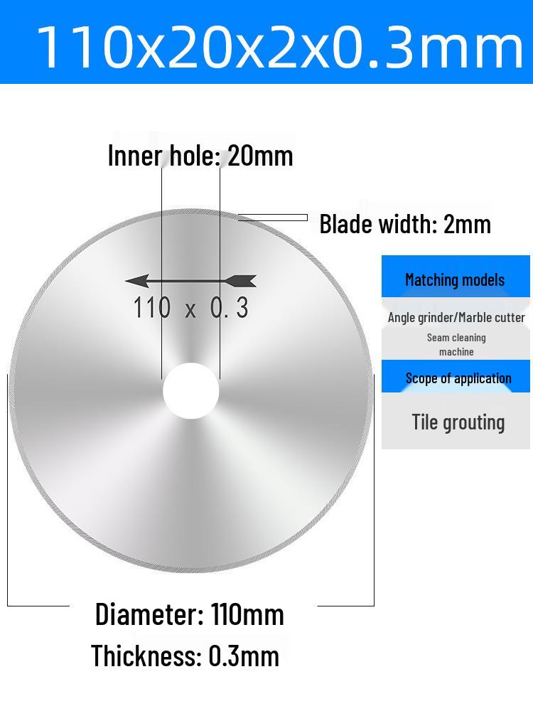 Ultradünne Diamant-Winkelschleifer: Fugenfüller, Schneidewerkzeug und Fliesenreinigungswerkzeug